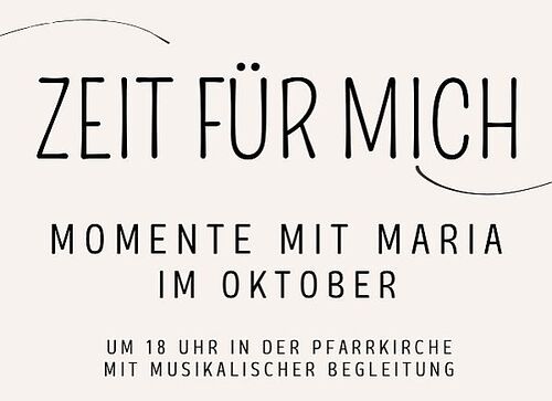 Zeit für mcih / Pfarre Lochau
